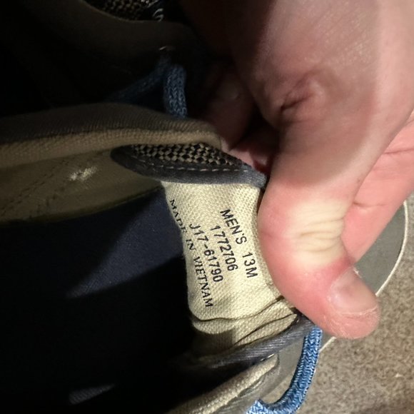 Sperry Boat Sneakers - Size 13 Gray - Picture 3 of 3